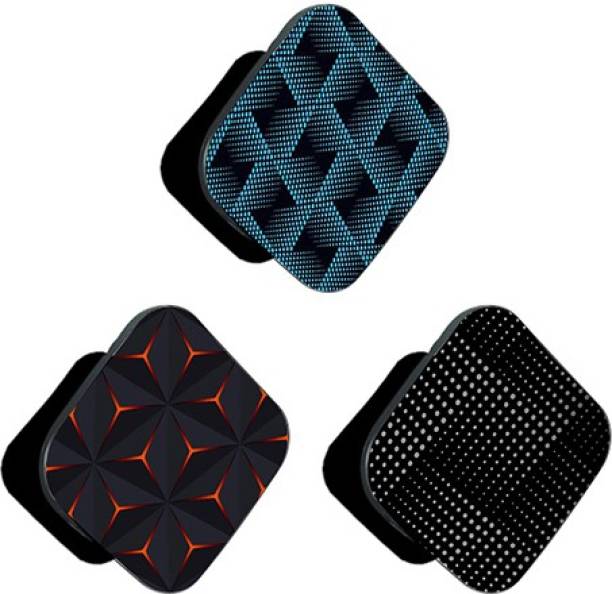 iCopertina PACK OF 3 Blue Dots Pattern And Patterns Mobile Holder