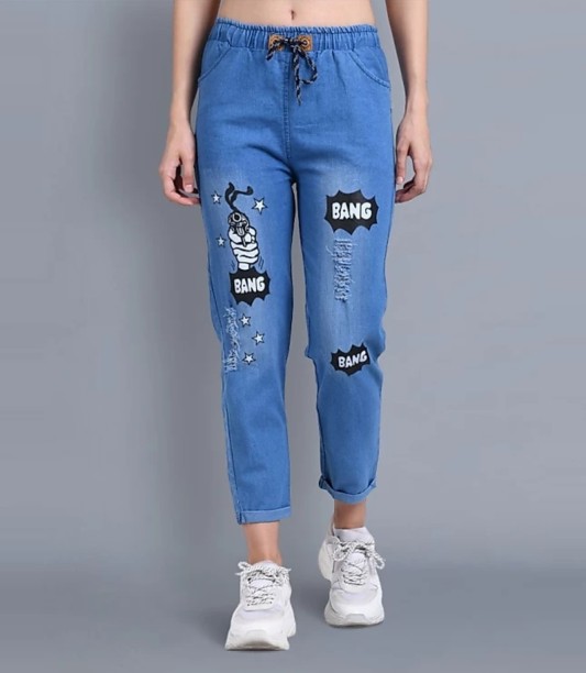 KIDS FASHION Trousers Embroidery Blue Zara jeans discount 94% 