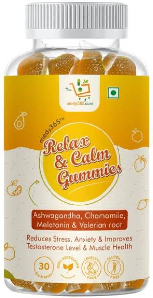 Medy365 Relax & Calm Gummies Decreases Stress Levels and Improves Physical Performance