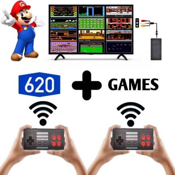 Wireless Game Box ( 620 Games in Built) AV-Out TV Video Game Players Limited Edition