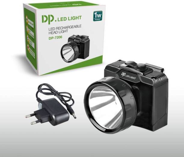 DP.LED 7206 ( Rechargeable Head Light ) 10 hrs Torch Emergency Light