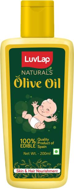 LuvLap Naturals Baby Body Massage Olive Oil, Spanish Premium Olive Oil