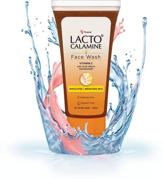 Lacto Calamine Vitamin C  with Aloe Vera & Niacinamide for Bright & Glowing Skin Pack1 Face Wash