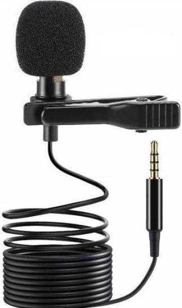 LIPIK 3.5mm Clip Microphone Collar Mic For YouTube & Recording Mike For Voice Recording, Lapel Mic Mobile, Android Smartphones, Camera, iPhone For Online Classes With Hard Carrying Case(CM05,Black)#Quality Assurance Microphone CABLE