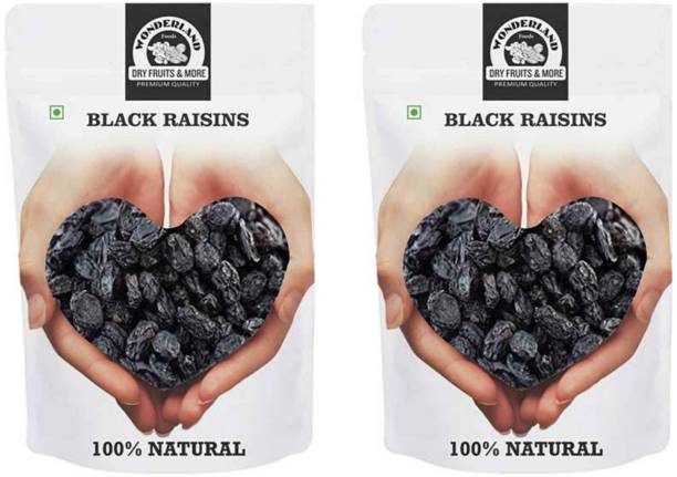 WONDERLAND Dry Fruits Premium Black Raisins