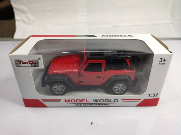 chakrika Model world metal thar red with open roofIdoor openableIfricition toy
