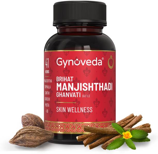 Gynoveda Anti Acne Ayurvedic Medicine. Manjistha Blood Purifier For Glowing Skin.