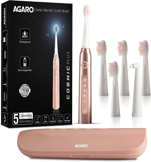 AGARO COSMIC PLUS Sonic Electric Tooth Brush For Adults...