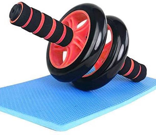 Shopeleven Anti Skid Double Wheel AB Roller Abdominal Exerciser Workout at Home Gym Ab Exerciser