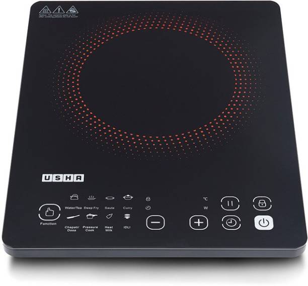 USHA INDUCTION COOKTOP IC-CJ2000WTC Induction Cooktop