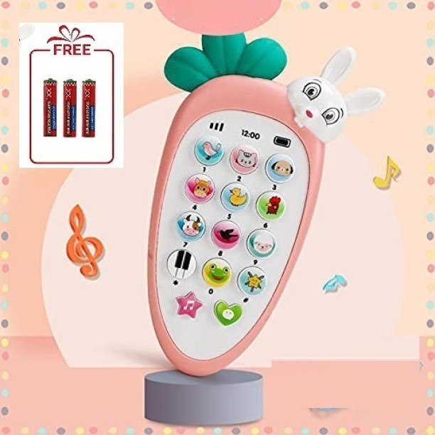BABY TELEPHONE Sounds Light Up Flip Mobile Phone Kids Toddler Phone Gift Toy 