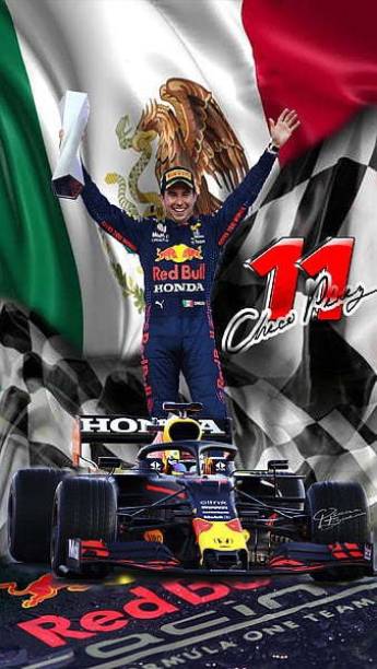 Checo Perez Red Bull Red Bull Racing Formula 1 Sergio P...