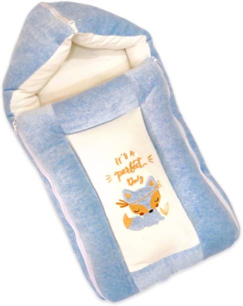 Born Babies Baby Carry Bed Cum Sleeping Bag for New Born Travelling Bed for Infants Sleeping Bag