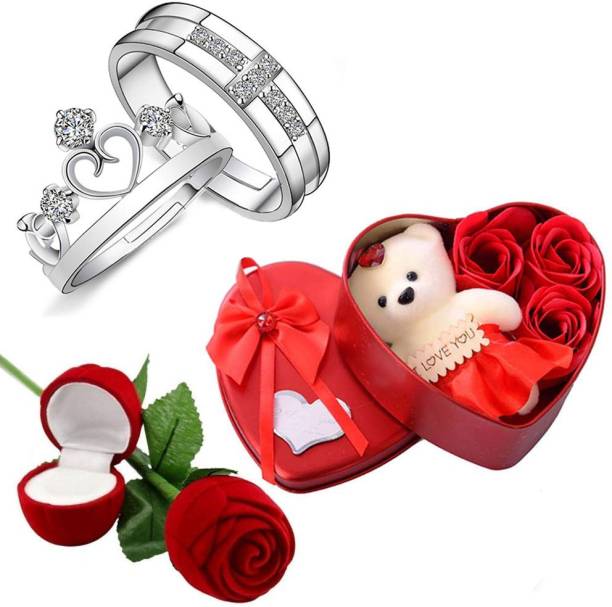 THE INDIA STYLE Artificial Flower, Jewellery, Soft Toy Gift Set