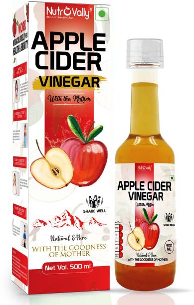 NutroVally Apple Cider Vinegar for Weight Loss With Mother Unfiltered And Undiluted Vinegar