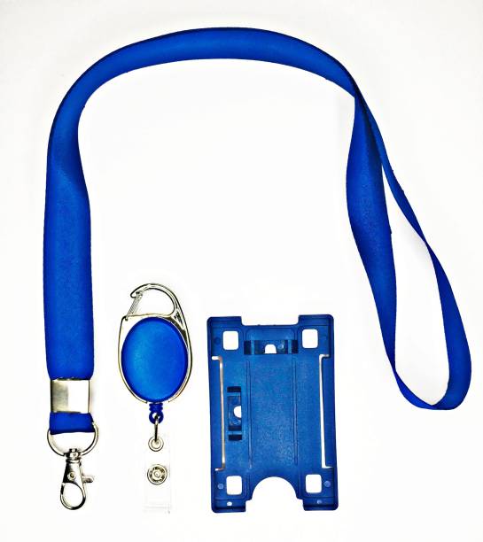 Sampushti Graphics Plastic ID Badge Holder, ID Badge Reel, Lanyard
