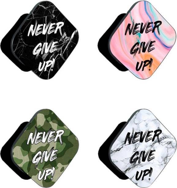 iCopertina Pack Of 4 Never Give Up Mobile Holder