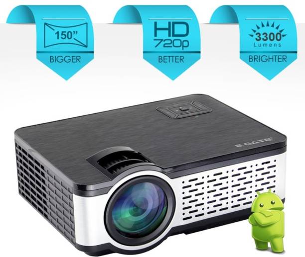 Egate i9 Pro-Max Android HD 720p (3300 lm / 1 Speaker / Wireless / Remote Controller) Portable Projector