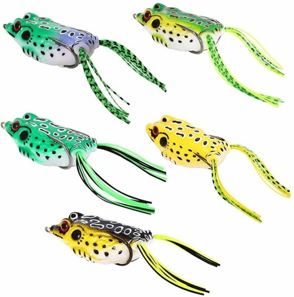 Fishing Lure Lead Head Soft Baits 3D Eyes Artificial Bait Freshwater Sea Fish Lures YODOOLTLY 5 Pcs Fishing Lures Set 