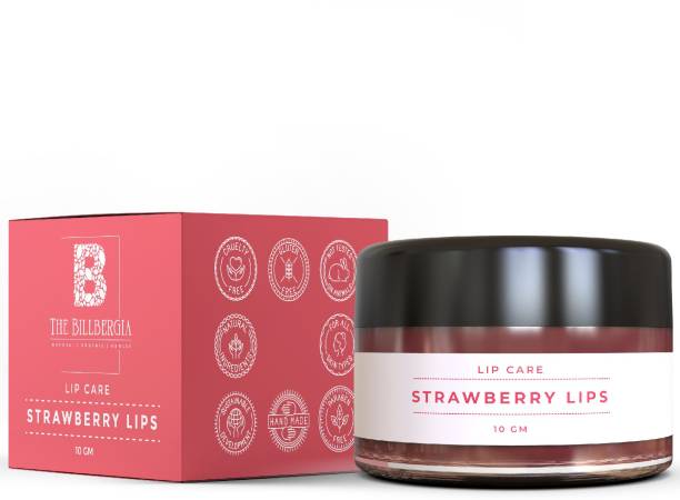 THE BILLBERGIA Strawberry Lip Care Lip Balm for Dry and Chapped Lips Strawberry
