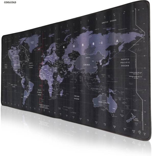 coolcold Large XXL World Map Design Gaming Mouse Pad with Nonslip Base (600mm x 300mm) Mousepad
