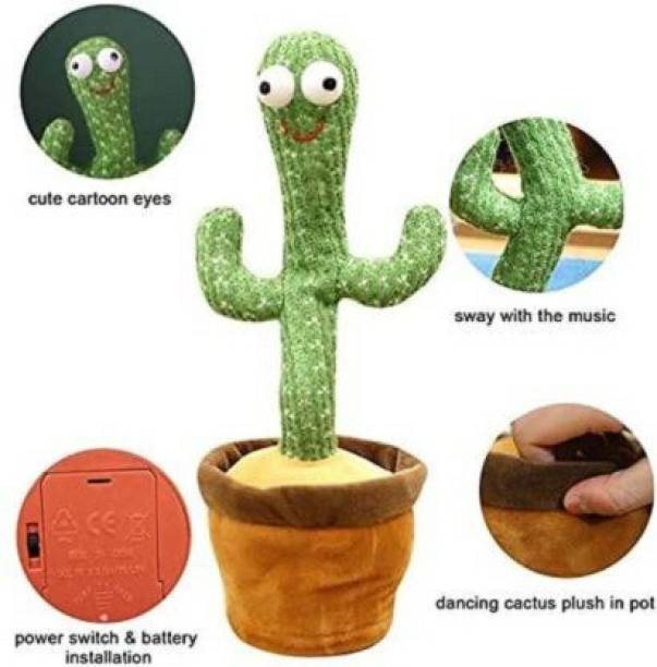 Fortay Talking & Dancing Cactus Toy , Funny Education Toys for Babies Children Playing