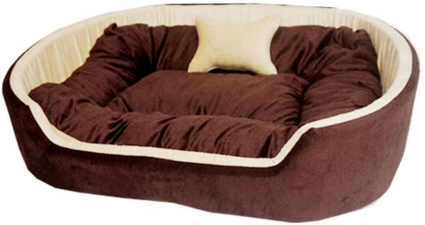 Expecting Smile Luxurious Velvet Sofa Shape Dog Cat Pet Bed, Soft And Comfortable,With Haddi XXXL Pet Bed