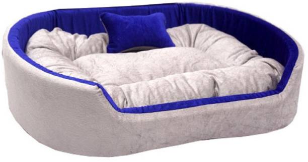 Expecting Smile Luxurious Deluxe Soft,Anti-Skid Bottom(Reversible)Velvet Beds For Dog And Cat M Pet Bed
