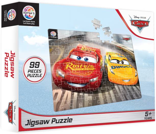 RATNA'S Disney Pixar Cars Jigsaw floor puzzle 99 pieces...