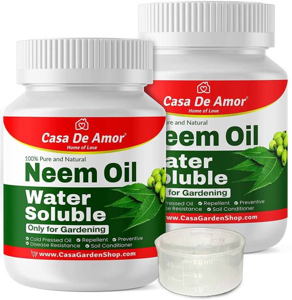 Casa De Amor Water Soluble Neem Oil For Plants and Gardening (200 ml) Fertilizer