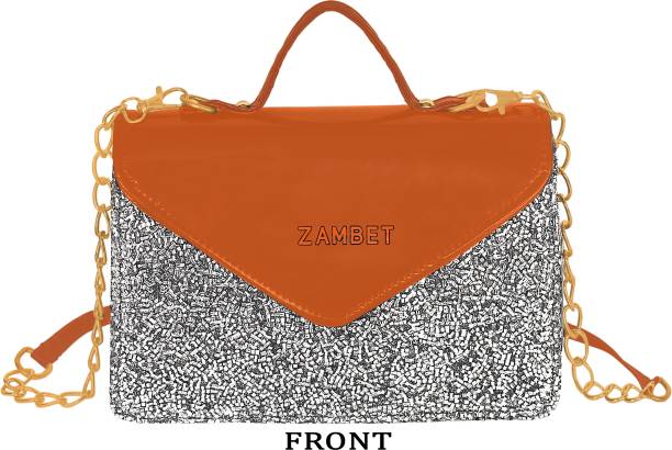ZAMBET Orange Sling Bag Model Name sling bags for girl stylish side bag for girls casual women sling bag