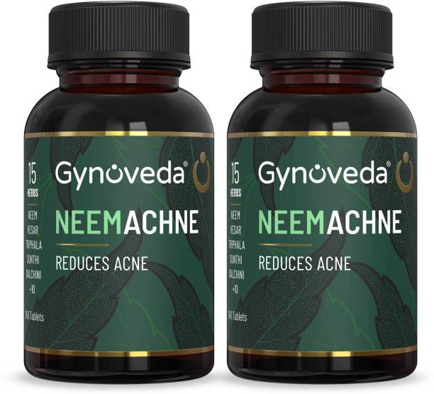 Gynoveda Neemacne Ayurvedic Tablets | Reduces Acne (480 Tablets)