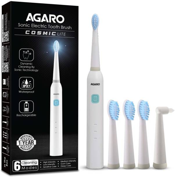 AGARO COSMIC Lite Sonic Electric Toothbrush for Adults ...