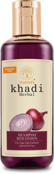 vagad's khadi Herbal Red Onion Shampoo | Anti-Hair fall | Paraben free | Silicon Free