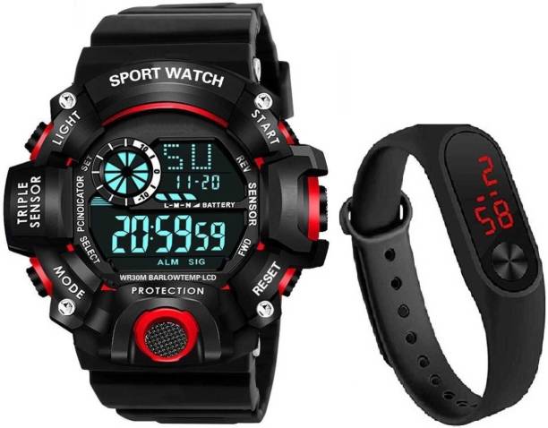 hala VKRDG810 Multi-Function Stylish Sports PU Strap Amazing Look Cool Style Digital Watch Digital Watch  - For Boys