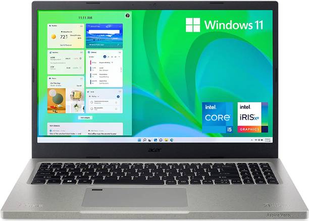 acer Aspire Vero(Green PC ) Core i5 11th Gen – (8 GB/512 GB SSD/Windows 11 Home) AV15-51 Thin and Light Laptop