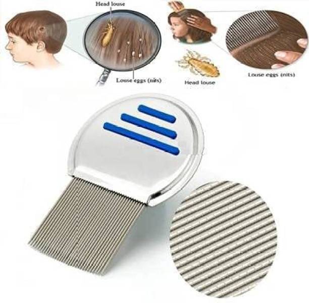 MEBSINO Lice Comb Stainless steel Nit & Egg For Man & women Kids babies, Very