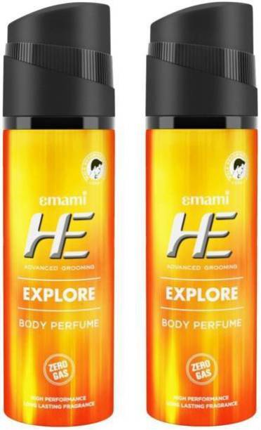 HE Explore Body Perfume Spray Grap Advance Grooming Body Spray Deodorant Spray  -  For Men