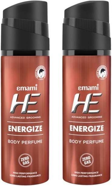 HE Energize Perfume Grap Advance Grooming Body Spray Deodorant Spray  -  For Men
