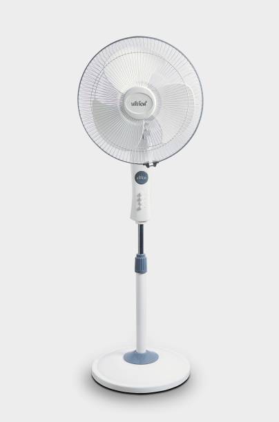 ULTICA 16 Inch Oscillating Pedestal Fan(White and Grey) 400 mm Ultra High Speed 3 Blade Pedestal Fan