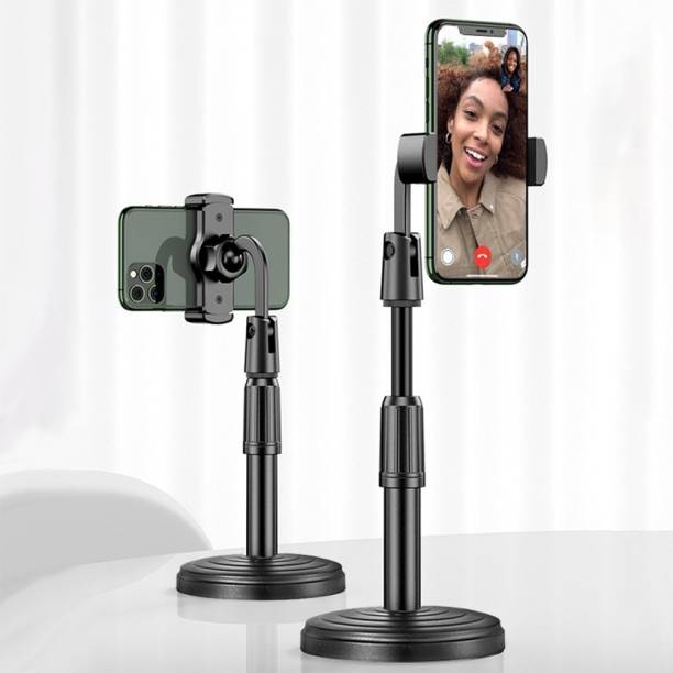 ROYAL SCOT GREY Adjustable Retractable Phone Stand Mount for Desk Compatible with All Smartphone Mobile Holder