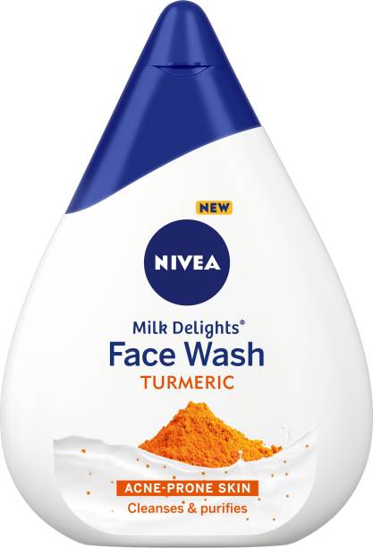 NIVEA Milk Delights  TURMERIC for Acne-Prone Skin, 50 ml Face Wash