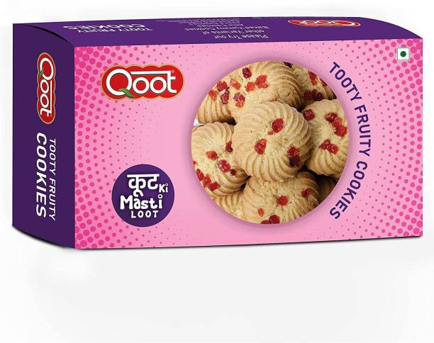 QOOT Tooty Fruity Cookies - Handmade Biscuits - Healthy And Tasty Bakery Cookies