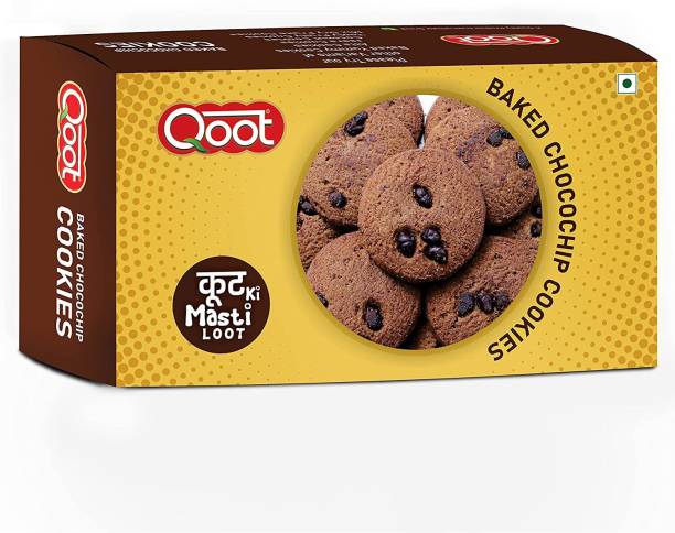 QOOT Premium Choco Chip Cookies - Chocolate Biscuits - Chocochip Cookies - Tasty Cookies