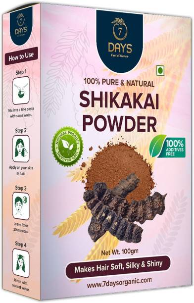 7 Days Shikakai powder 100% natural hair growth & control hair fall dandruff formula