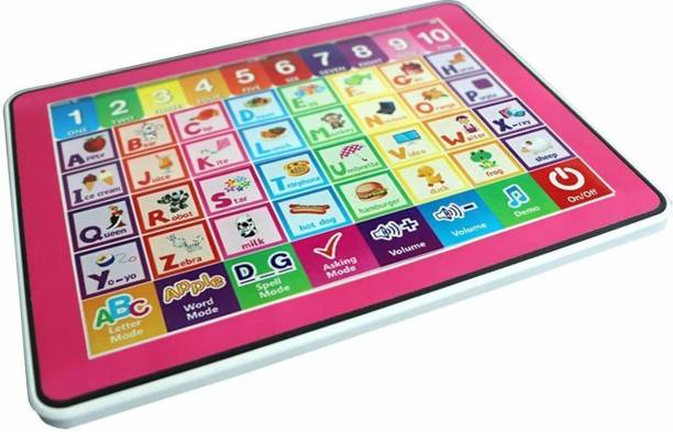 Viradiya's Y-Pad Touch Screen Musical Educational Learning Tablet Alphabet & Numbers Kids