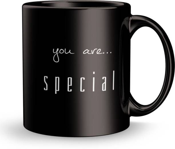 NAWEMA YOU ARE SPECIAL BLACK PATCH MUG Ceramic Coffee Mug