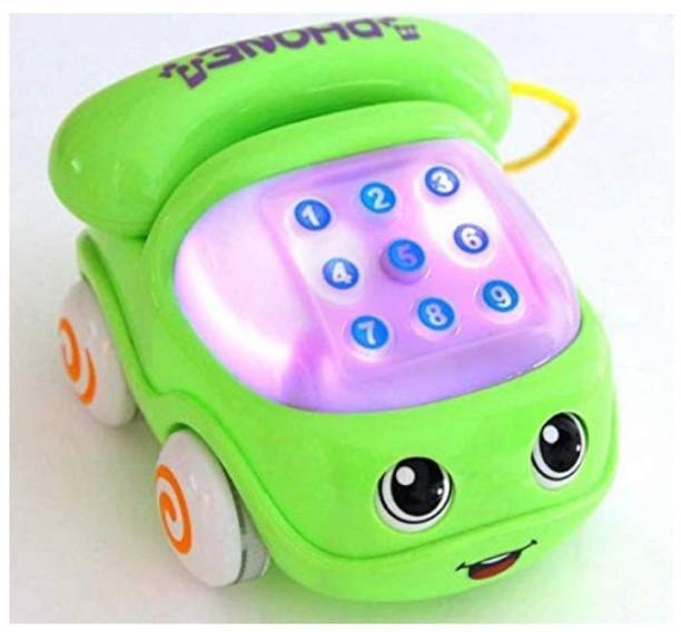 TOYICO! Musical Phone Car , Multifunctional Telephone Car With Light