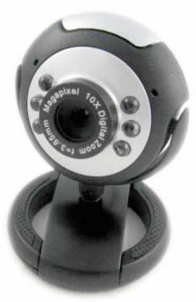 22 TECH Qhm495lm 6 Light Webcam FULL NIGHT VISION AND HD WEB CAM  Webcam