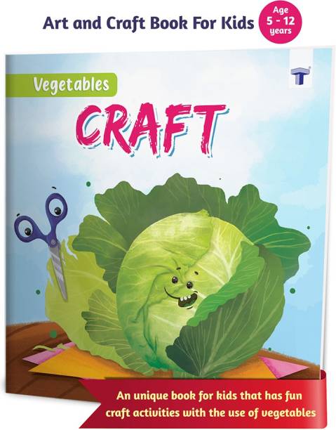 Art And Craft Activity Learning Book For Kids | Age 5 Years And Above | Preprimary Children Vegetable Craft Book